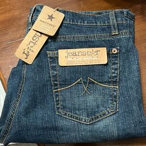 NWT Jeanstar womens bootcut stretch size 10 jeans dark wash low rise